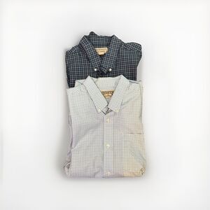 Lot of 2 Duluth Trading XL Men's Long Sleeve Button Down Shirts